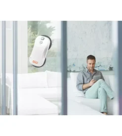 Lavavetri-Robot lavavetri a batteria vinco "grisù" con doppio getto acqua e connettività bluetooth, 90 w