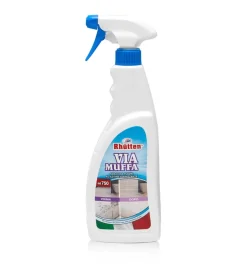 Rhutten Sbiancante e igienizzante "via muffa" per muri piastrelle e fughe 750 ml Hot