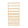 Complementi In Legno-Scaffale portabottiglie in legno 54 posti 60x27x121 cm