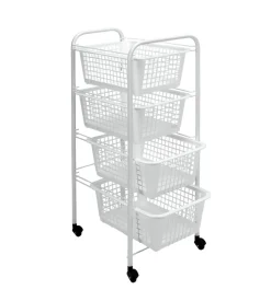 Scaffaletto 4 piani miami 36x30x83 Outlet