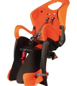 Seggiolino posteriore per bicletta bellelli "tiger clamp" grey/orange, portata massima 22 kg Best