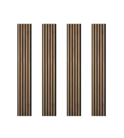 Set 4 pannelli decorativi a muro "anna" 1190x186x12 mm Best
