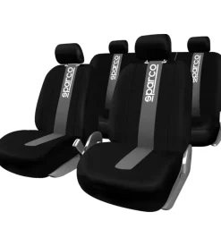 Sparco Auto Interno-Set coprisedili universali auto "spc1011" anteriori e posteriori grigio