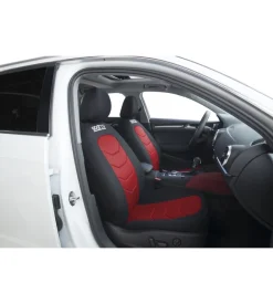 Sparco Set coprisedili universali auto completo "spc1019" nero/rosso a righe New