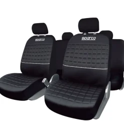 Sparco Auto Interno-Set coprisedili universali auto "spc1042" nero/argento