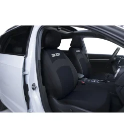 Sparco Auto Interno-Set universale sps402 coprisedili auto completo nero 3mm