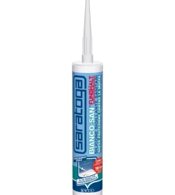 Saratoga Silicone sigillante "biancosan" bianco 310 ml - . Outlet