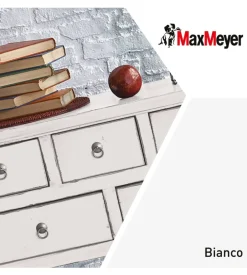 Max Meyer Smalti All' Acqua-Smalto all'acqua acril-poliuretanico "brillante" colore bianco, 2 litri
