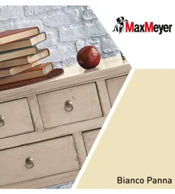 Max Meyer Smalto all'acqua acril-poliuretanico "brillante" colore bianco panna, 125 ml Clearance