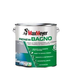 Max Meyer Smalto all'acqua bagno "renew" grigio 2 lt Discount