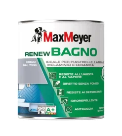 Max Meyer Smalto all'acqua bagno "renew" grigio 0,75 lt Best