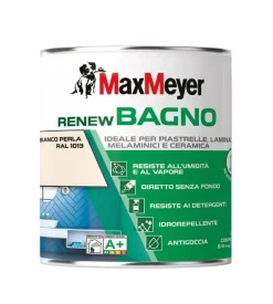 Max Meyer Smalto all'acqua bagno "renew" bianco perla 0,75 lt Clearance
