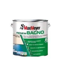 Max Meyer Smalto all'acqua bagno "renew" bianco perla 2 lt Outlet