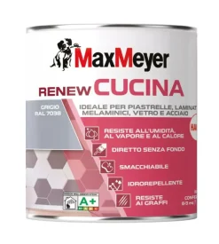 Max Meyer Smalti Speciali-Smalto all'acqua cucina "renew" grigio 0,75 lt