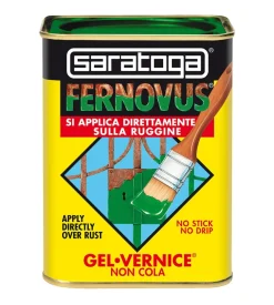 Saratoga Smalti Antiruggine-Smalto gel antiruggine "fernovus" grafite effetto metallizzato 750 ml