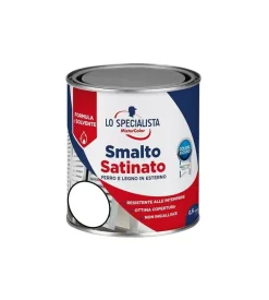 Smalto solvente satinato 0,5 lt. bianco Clearance