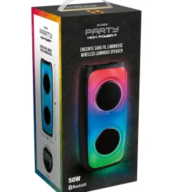 Speaker con effetto luminoso "hig power"  wireless, 50 w