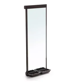 Emuca Specchio estraibile per armadio color moka, 1130x415 mm Clearance