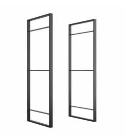 Emuca Struttura per scaffale lader in acciaio nero, 83 cm Outlet