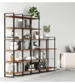 Emuca Struttura per scaffale lader in acciaio nero, 83 cm Outlet