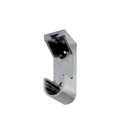 Supporti laterali per tubo ovale in plastica colore cromato 2 pz. Clearance