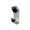 Supporti plastica per tubo ovale - cromato - 2 pz. Best