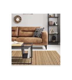 Tappeto da interno in bamboo "etnic natural", 80x150 cm Clearance