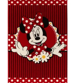 Tappeto "minnie premium" rosso, 190x133 cm Sale