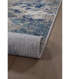 Tappeto "soho" ecru blu, 290x200 cm Outlet