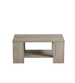 BellaHome Tavolino da caffe' con ripiano in quercia, 90,5x50,5x41,5 cm Sale