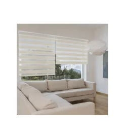 Tenda a rullo "duolux"lino, 100x250 cm Outlet