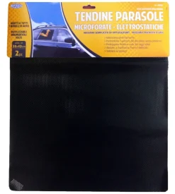 Tendine elettrostatiche microforate per auto nero 38x43 cm Sale