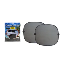 Tendine parasole a molla per auto nero 38x44 cm Outlet