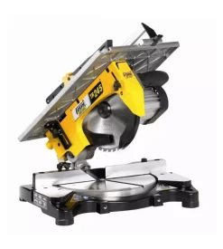 Femi Troncatrice per legno e alluminio "tr245" con piano superiore e diametro 254 mm, 1200 w - Outlet