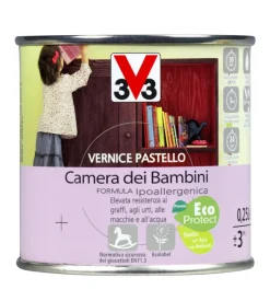 V33 Vernice per legno - vernice pastello camera dei bambini - tenerezza - 0,25 litri Sale