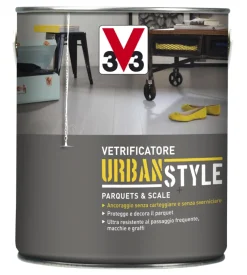 V33 Vetrificatore parquet - urban style - bianco ghiaccio satinato - 2,5 litri Best