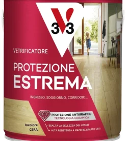 V33 Vetrificatore parquet protezione estrema h20  - cera incolore - 2,5 litri Hot