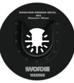 Worx Accessori Miniutensili-- lama da taglio circolare per legno 80mm "wa5008".